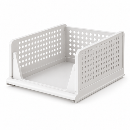 👚 Closet Organizer | Durable Plastic | Wardrobe | Homeowners | Stackable Storage