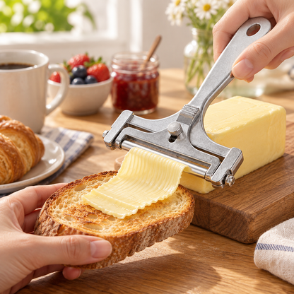🧈 Butter Slicer | Stainless Steel | Kitchen | Bakers | Even Portions