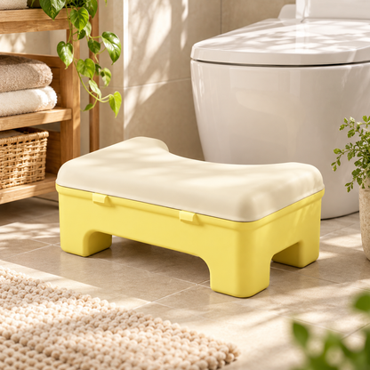 🚽 Toilet Stool | Plastic | Bathroom | Families | Hidden Storage Compartment