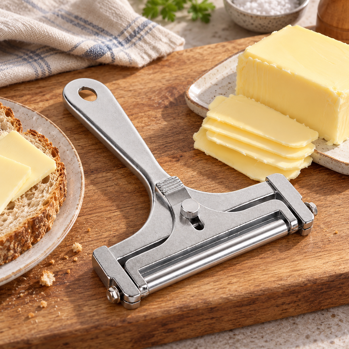 🧈 Butter Slicer | Stainless Steel | Kitchen | Bakers | Even Portions