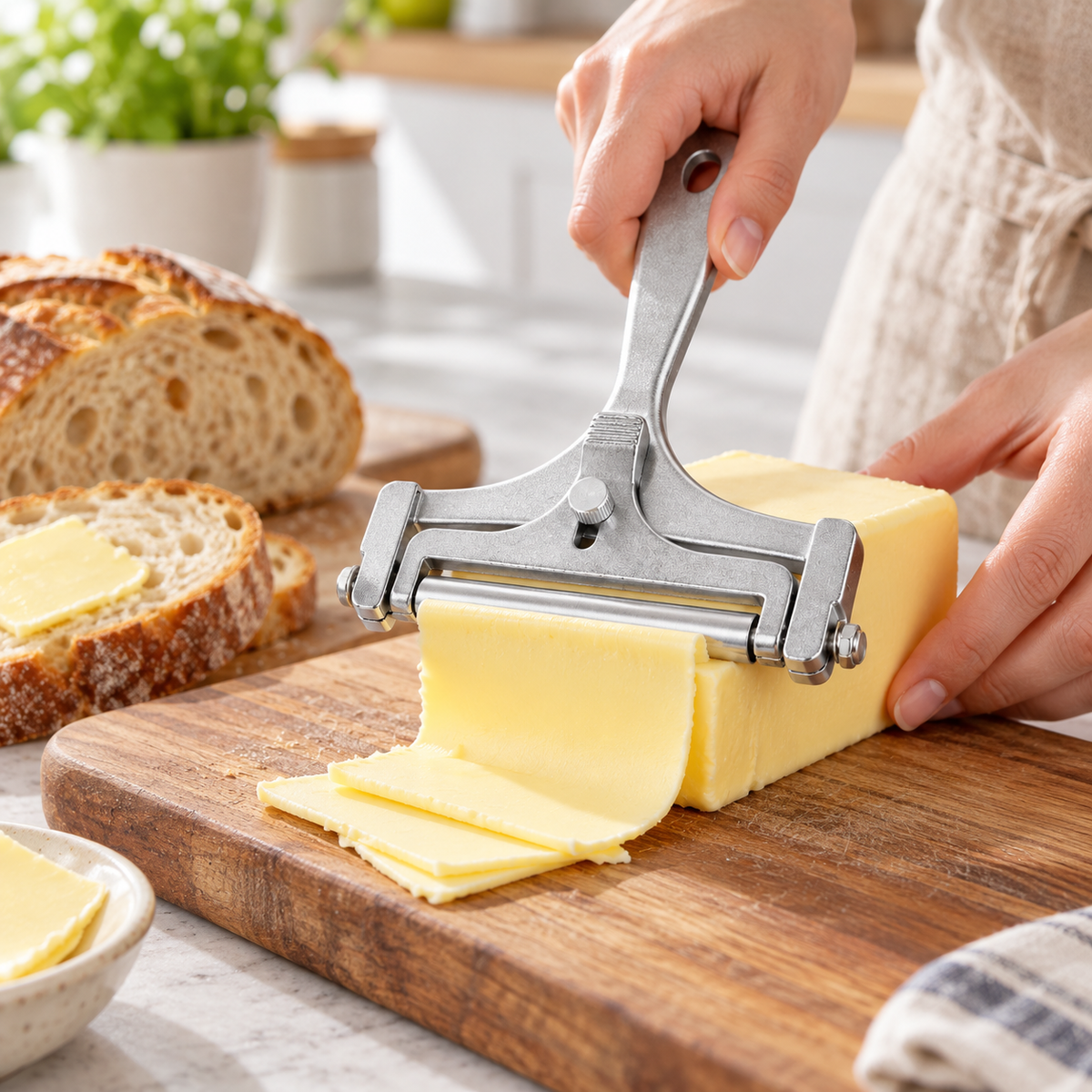 🧈 Butter Slicer | Stainless Steel | Kitchen | Bakers | Even Portions