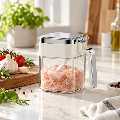 🧂 Spice Storage | Clear Plastic Kitchen | Cooks | Airtight Design