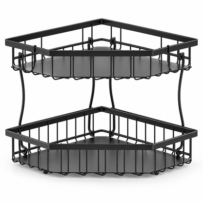 🍎 Fruit Basket | Metal Kitchen | Home Cooks | Two-Tier Storage