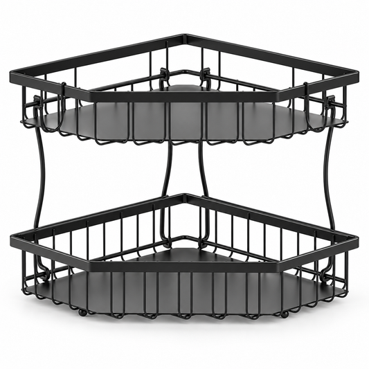 🍎 Fruit Basket | Metal Kitchen | Home Cooks | Two-Tier Storage