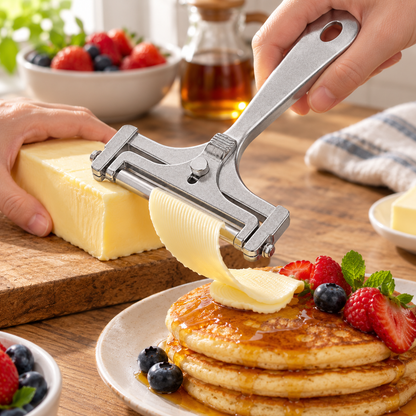 🧈 Butter Slicer | Stainless Steel | Kitchen | Bakers | Even Portions