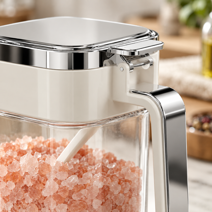 🧂 Spice Storage | Clear Plastic Kitchen | Cooks | Airtight Design