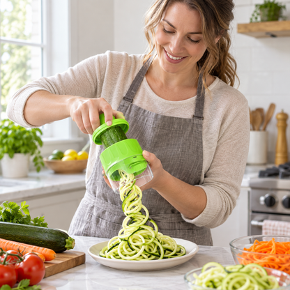 🥒 Spiralizer | Stainless Steel | Kitchen | Cooks | Fresh Veggie Ribbons
